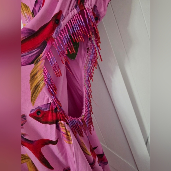 FARM Rio Flying Fish Cut Out Maxidress - Picture 3 of 4